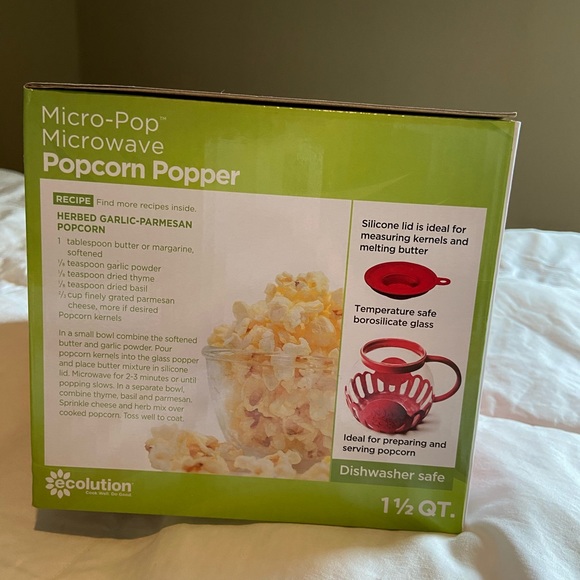 Ecolution Microwave Micro-Pop Popcorn Popper NWT - Picture 2 of 2